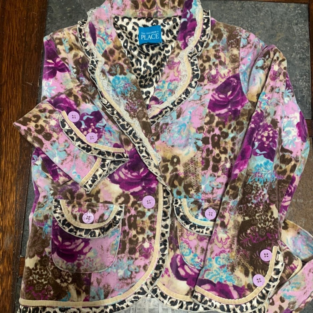 The Children’s Place girl floral coat